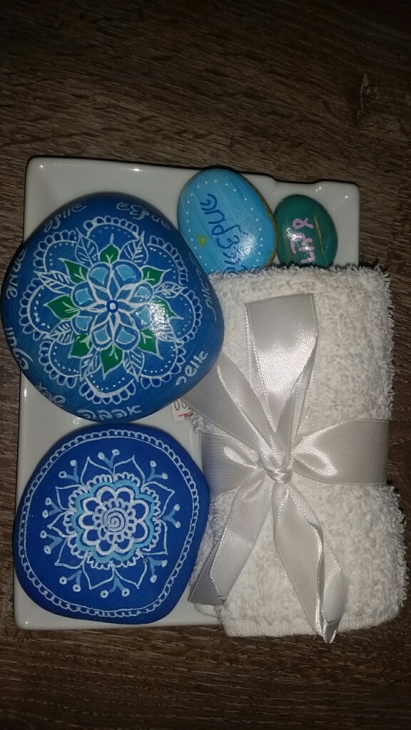 ערכת ספא מילים מנדלות ומגבת