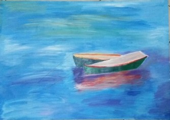 ציור בבת גלים 1