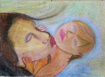 ציור בבת גלים 5