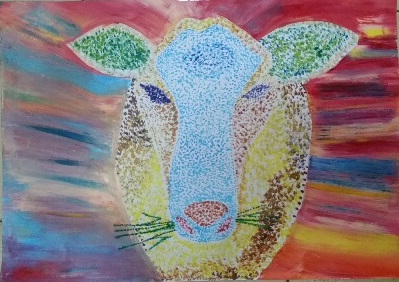 ציור בבת גלים 8