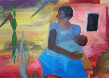 ציור בבת גלים 9