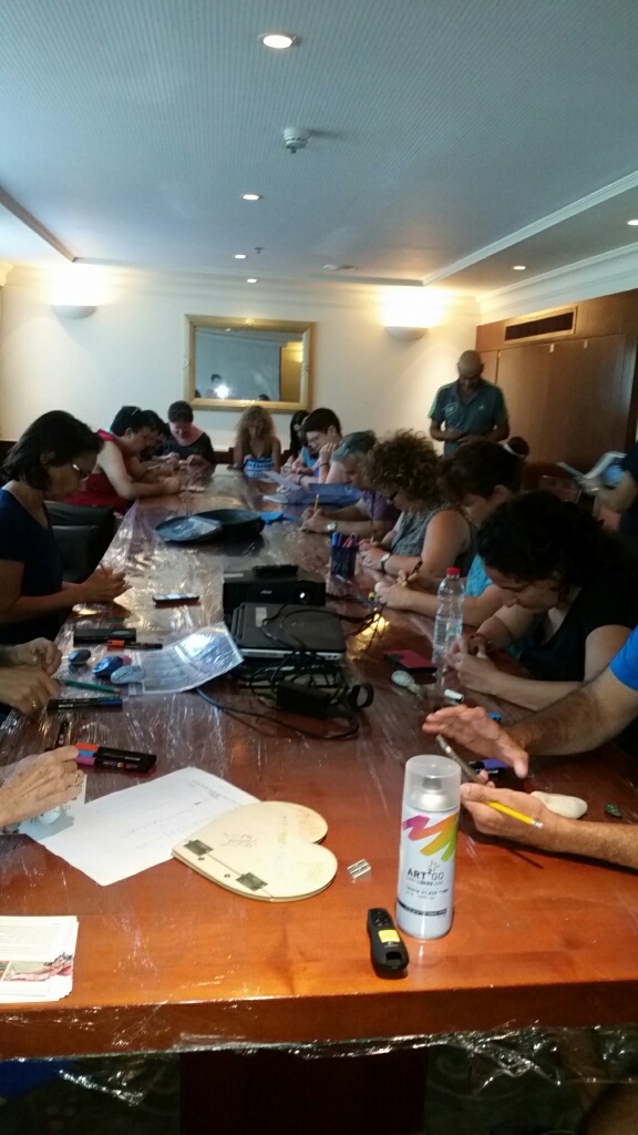 סדנת ציור על אבן